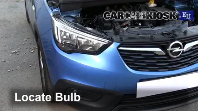 2018 Opel Crossland X SE 1.2L 3 Cyl. Lights Headlight (replace bulb)